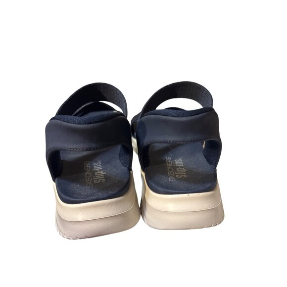 Skechers Womens Size 11 Navy Slip-Ons - Picture 4 of 6